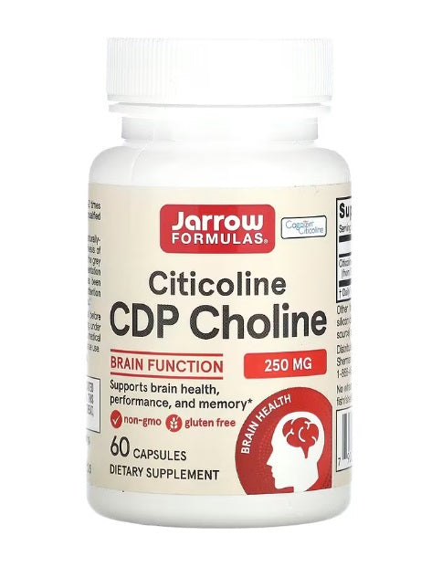 Citicoline CDP Choline 250mg - 60 Capsules | Jarrow Formulas
