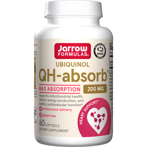 QH Absorb Ubiquinol 200mg - 60 Softgels | Jarrow Formulas