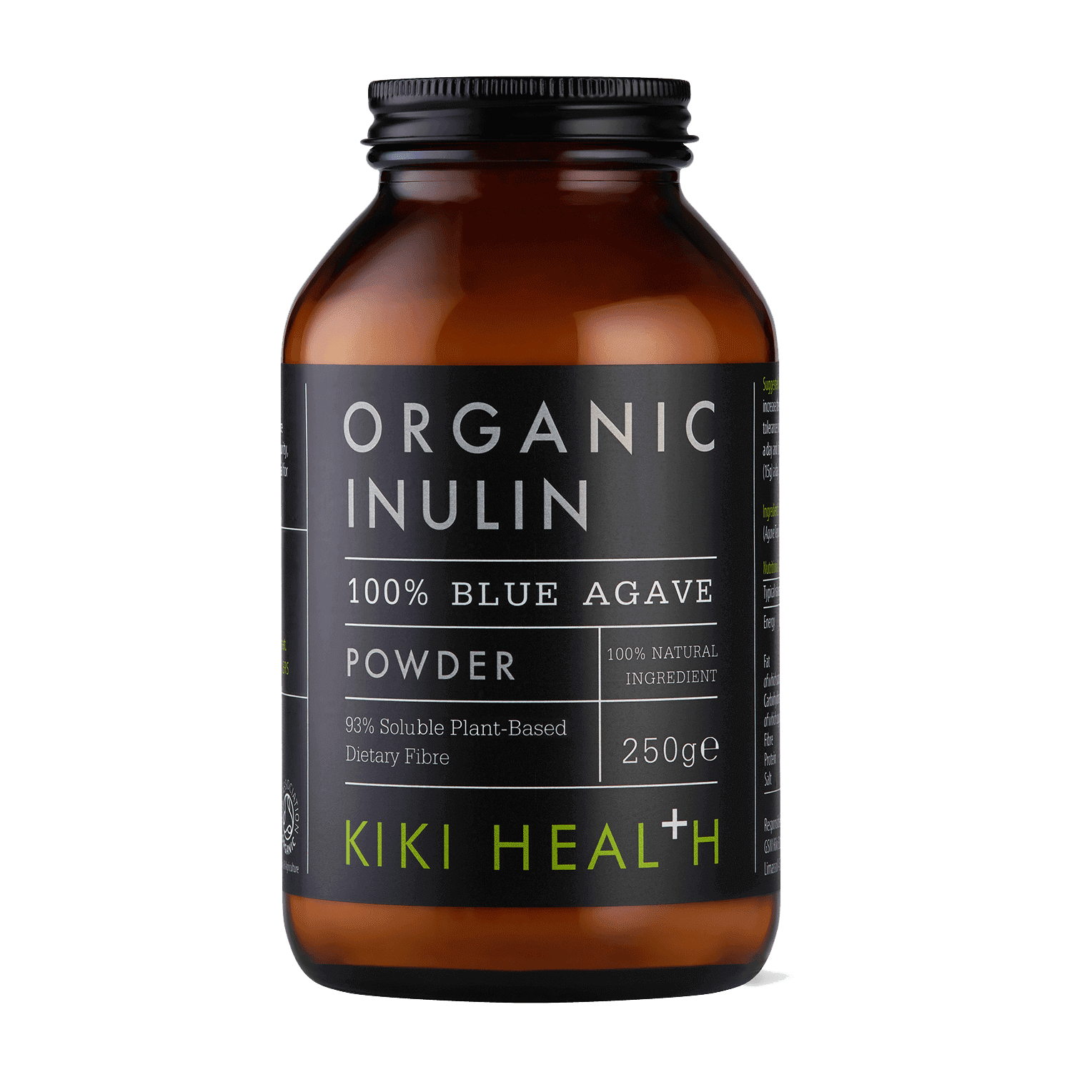 Agave Inulin Hunger Organic Inulin Powder - 250g | KIKI Health | Amrita Nutrition