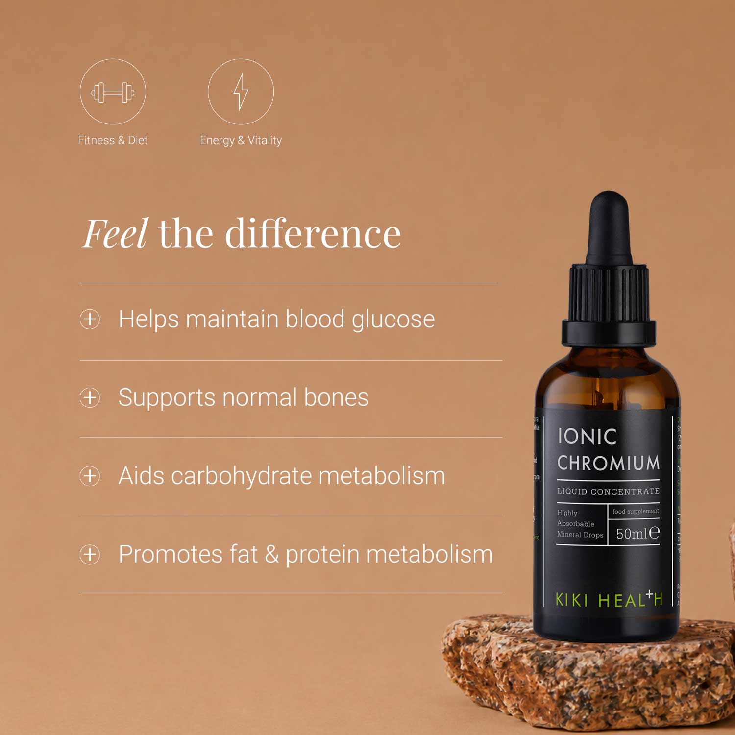 Ionic Chromium Liquid Concentrate - 50ml | KIKI Health