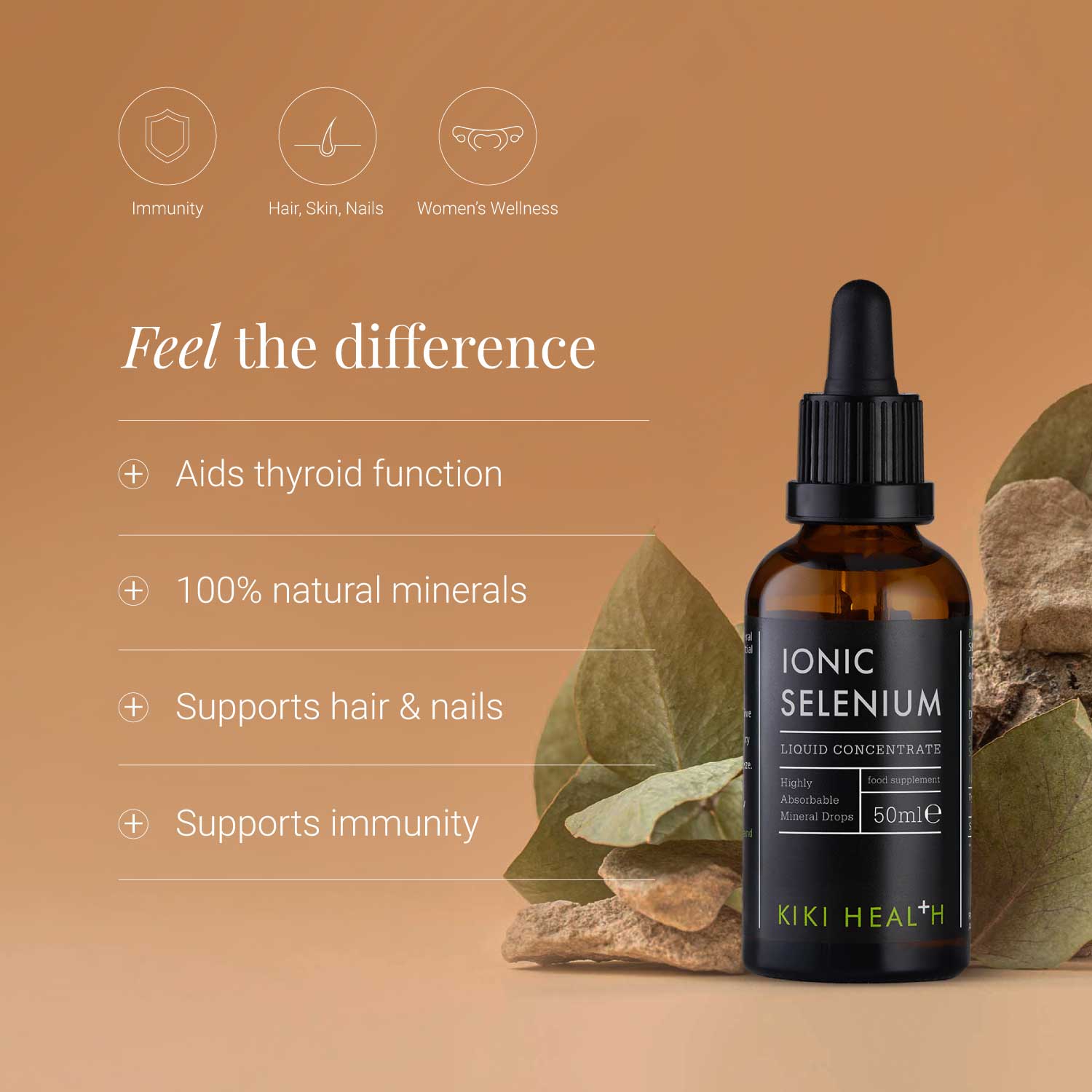 Ionic Selenium Liquid Concentrate - 50ml | KIKI Health