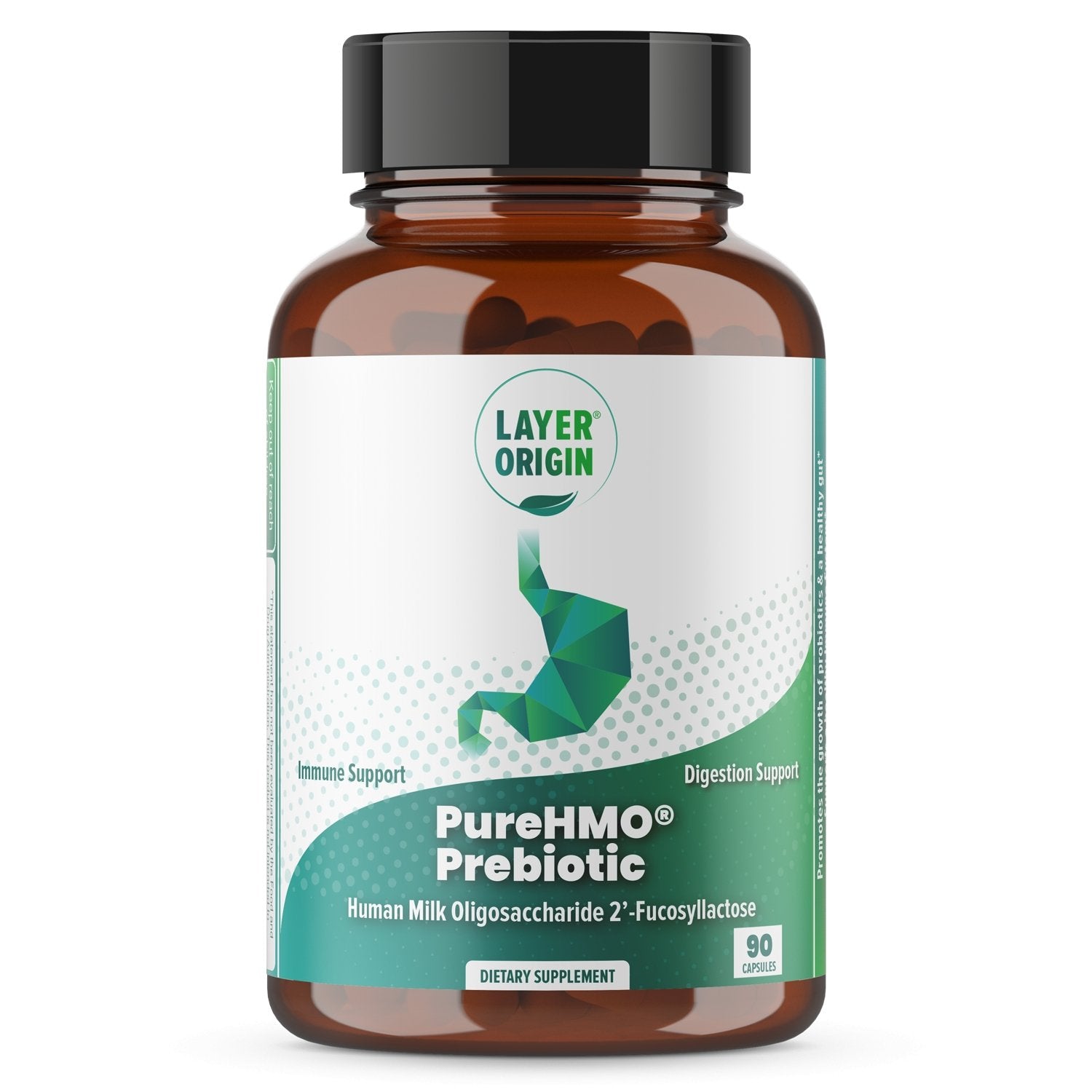 PureHMO Prebiotic - 90 Capsules | Layer Origin