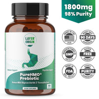PureHMO Prebiotic - 90 Capsules | Layer Origin