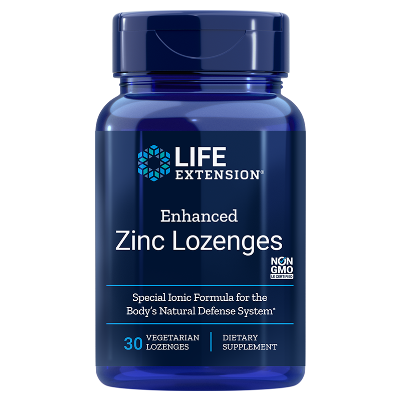 Enhanced Zinc Lozenges - 30 Lozenges | Life Extension