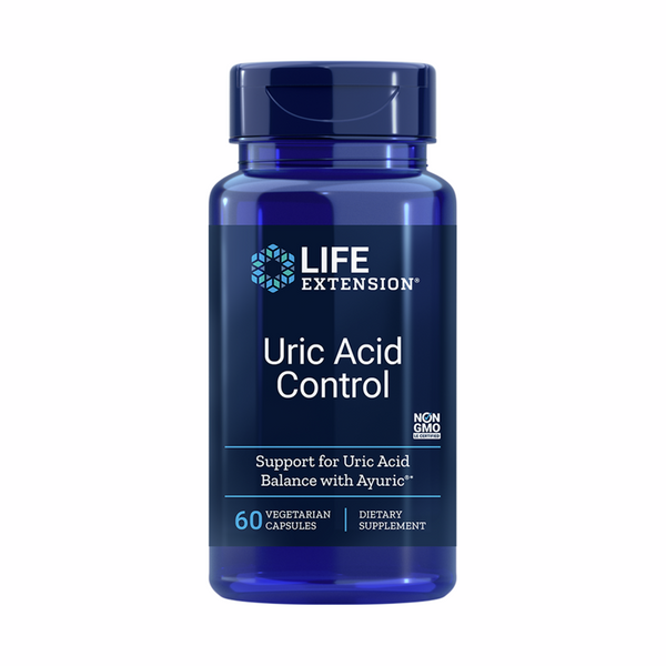 Uric Acid Control - 60 Capsules - Life Extension | Amrita Nutrition