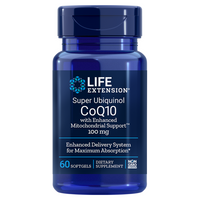 Super Ubiquinol CoQ10 with Enhanced Mitochondrial Support 100mg - 60 Softgels | Life Extension