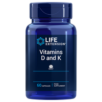 Vitamins D and K - 60 Capsules | Life Extension