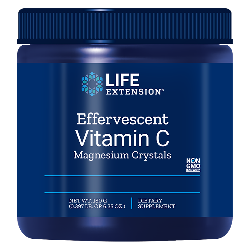 Effervescent Vitamin C Crystals - 180g | Life Extension
