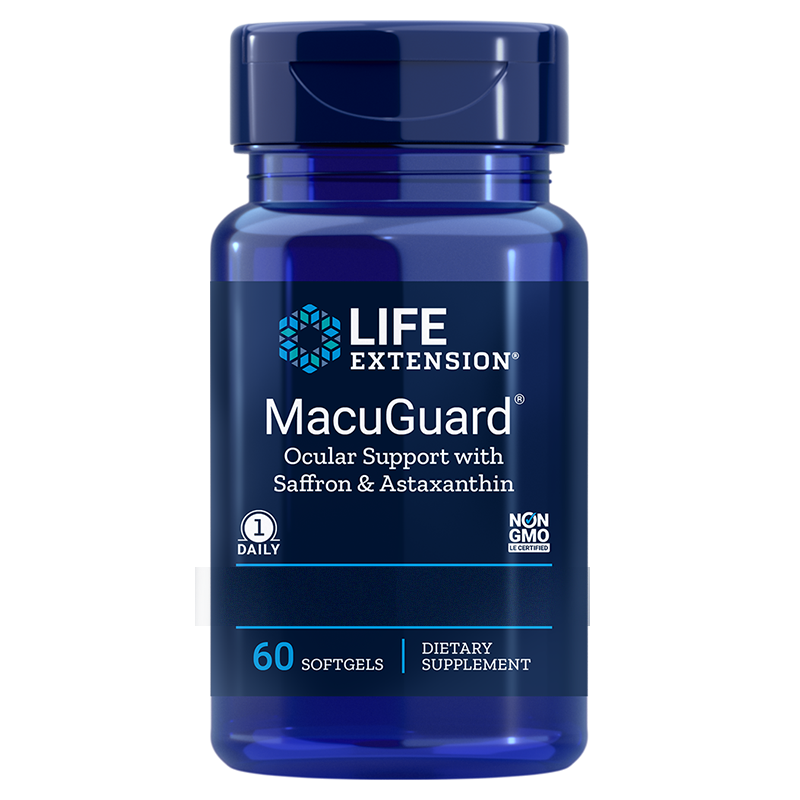 MacuGuard Ocular Support with Astaxanthin - 60 Softgels | Life Extension