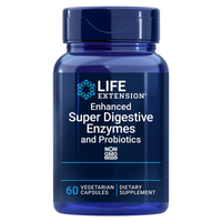 Enhanced Super Digestive Enzymes with Probiotics - 60 Capsules | Life Extension