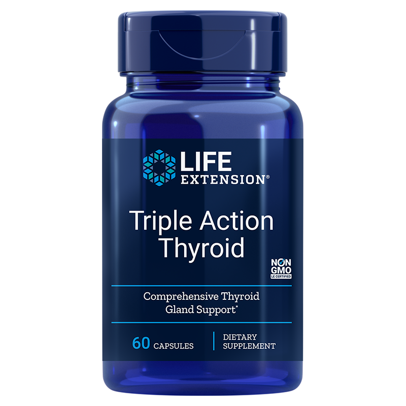 Triple Action Thyroid - 60 Capsules | Life Extension