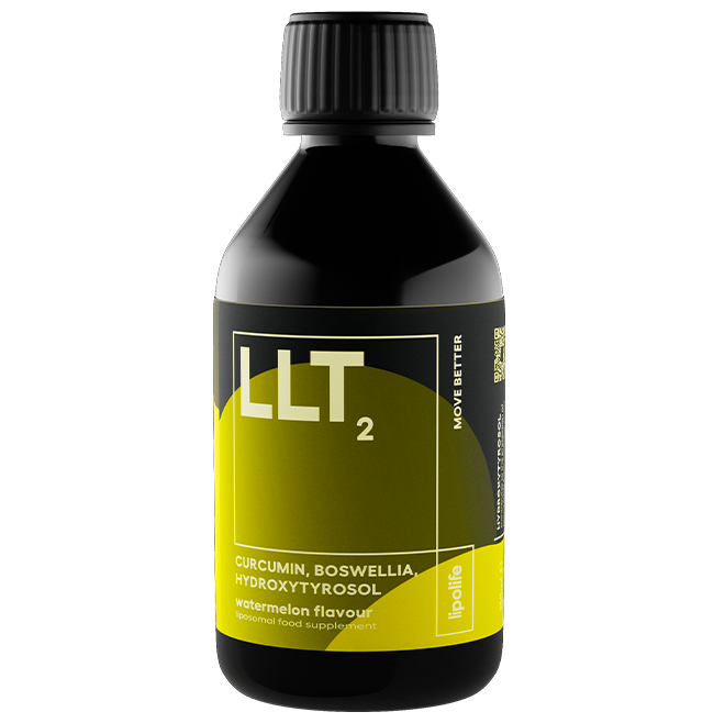 LLT2 Boswellia, Curcumin and Hydroxytyrosol (Watermelon Flavour) - 250ml | LipoLife