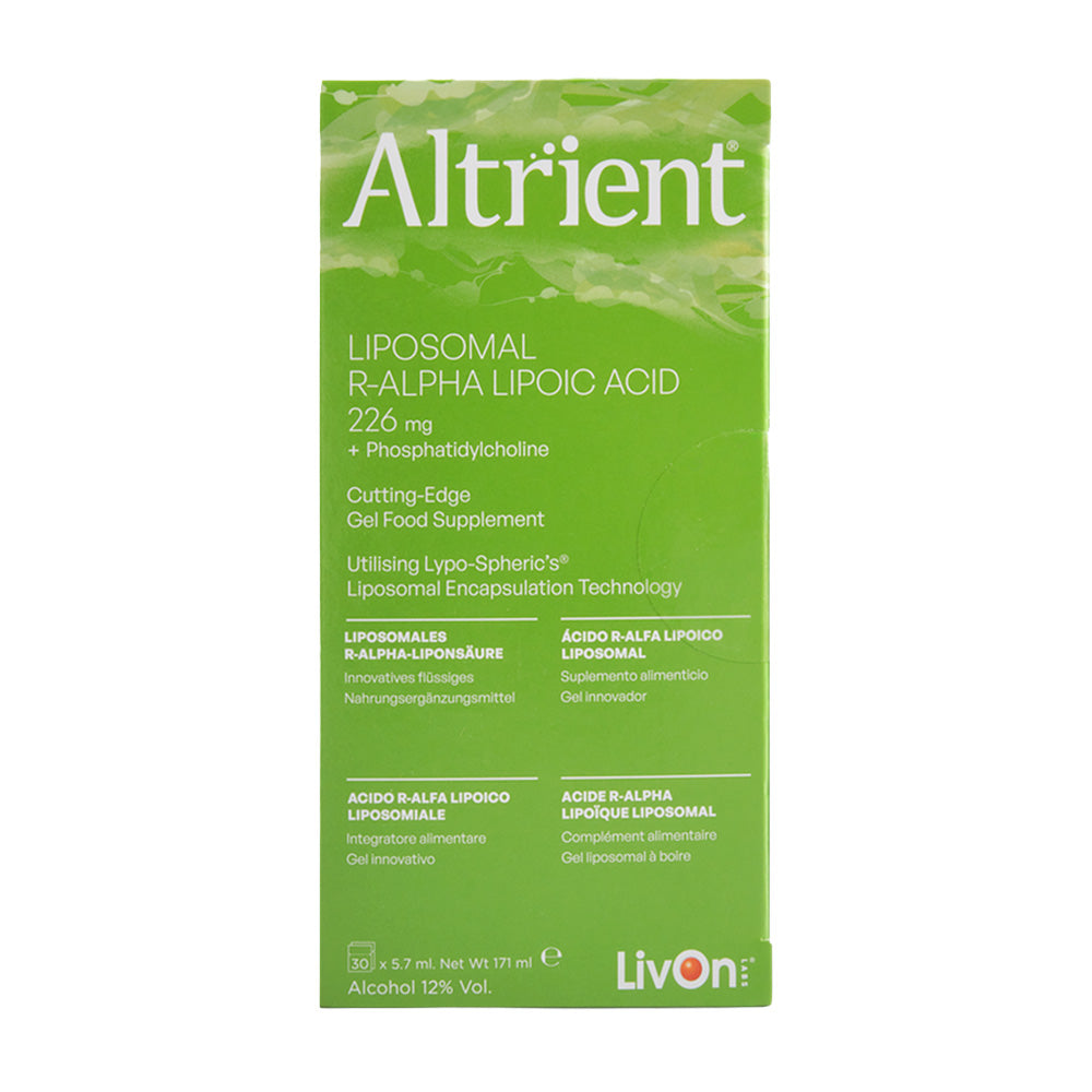 Altrient Liposomal R-Alpha Lipoic Acid - 30 Sachets | Livon
