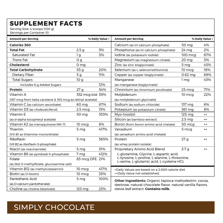 Absorb Plus Simply Chocolate - 1kg | Imix Nutrition