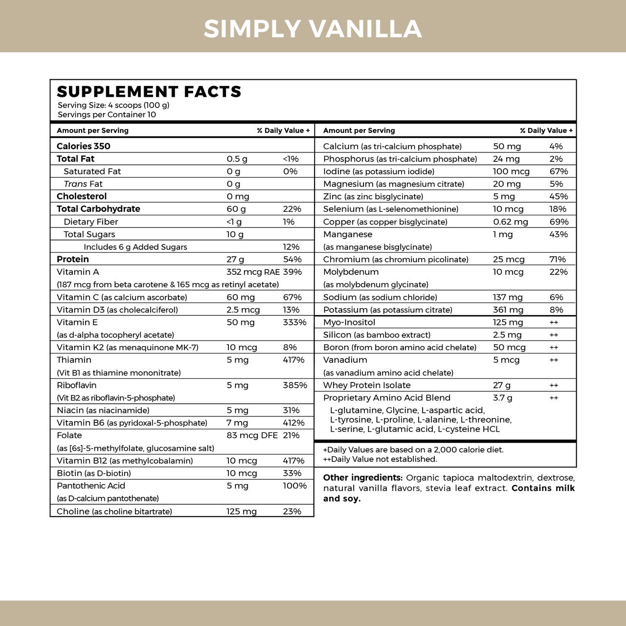 Absorb Plus Simply Vanilla - 1kg | Imix Nutrition