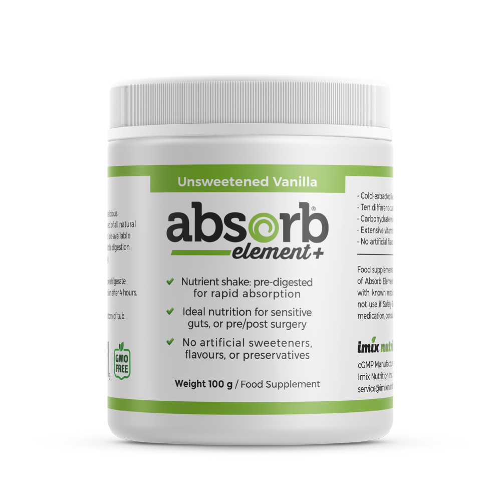 Absorb Element+ Unsweetened Vanilla - 100g (Sample Size) | Imix Nutrition