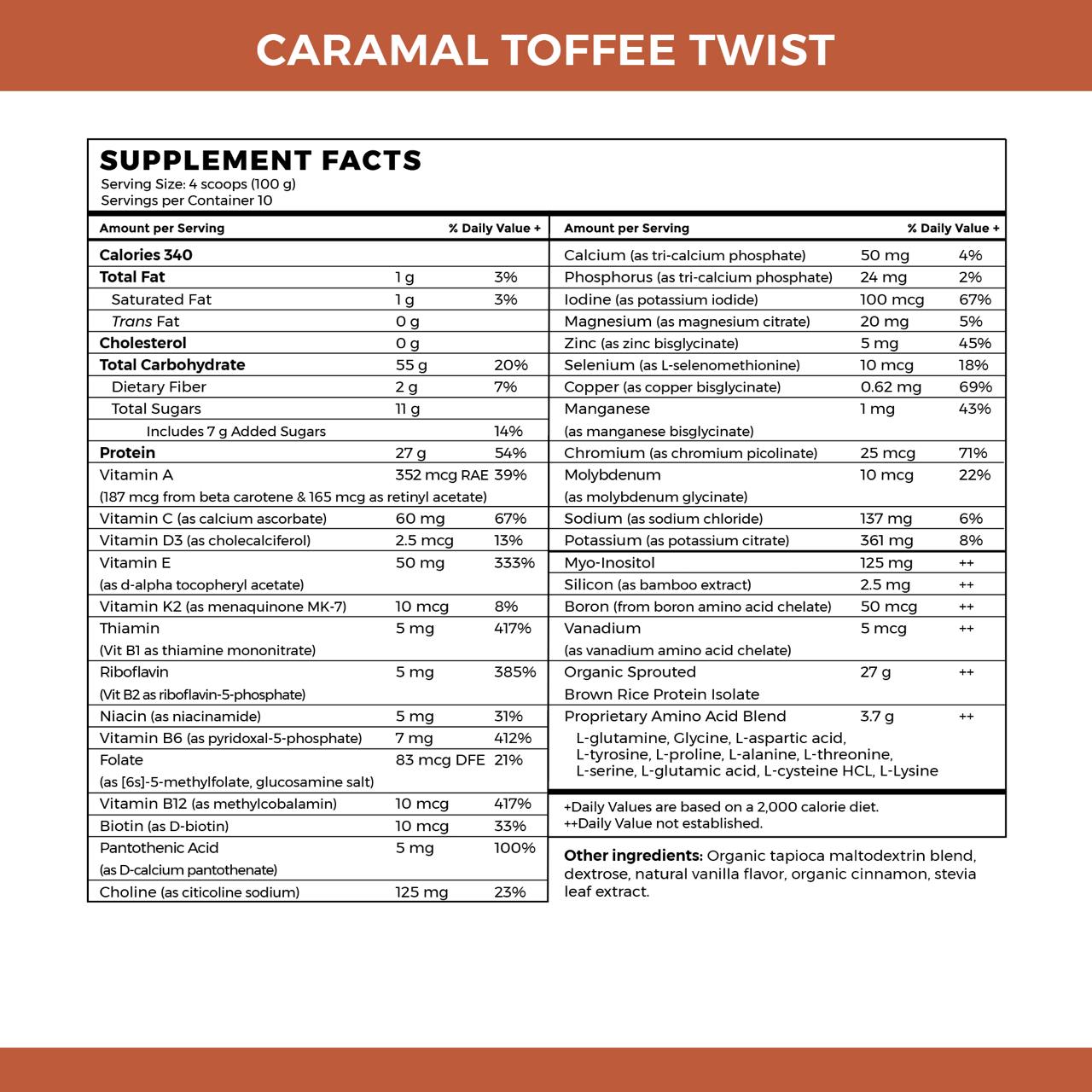 Absorb Plus Caramel Toffee Twist - 1kg | Imix Nutrition