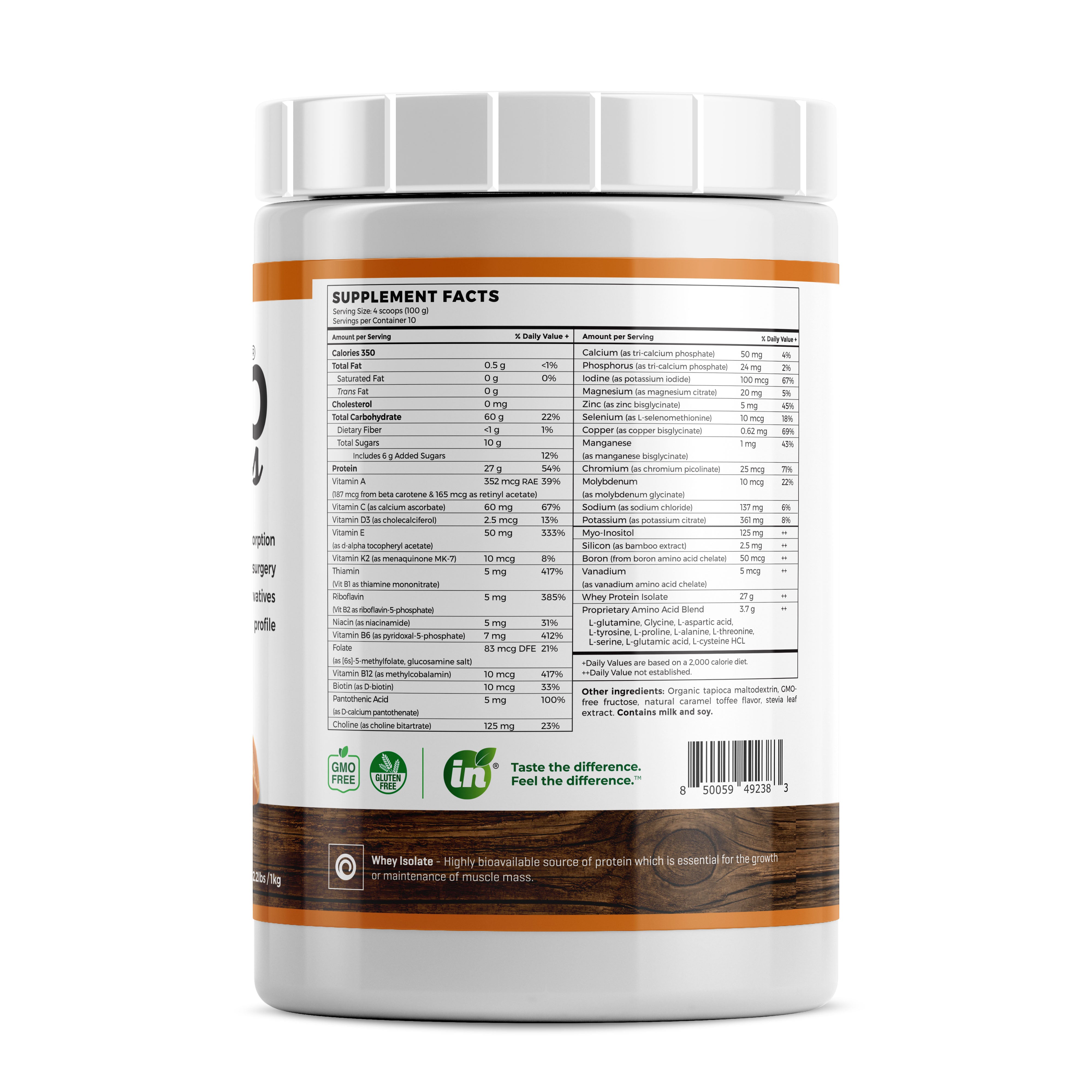 Absorb Plus Caramel Toffee Twist - 1kg | Imix Nutrition