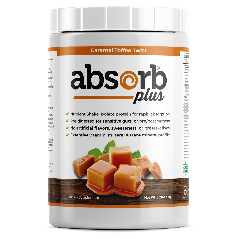 Absorb Plus Caramel Toffee Twist - 1kg | Imix Nutrition