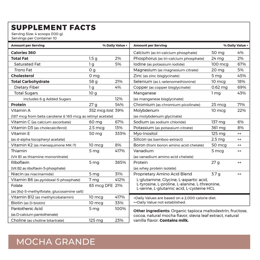 Absorb Plus Mocha Grande - 1kg | Imix Nutrition