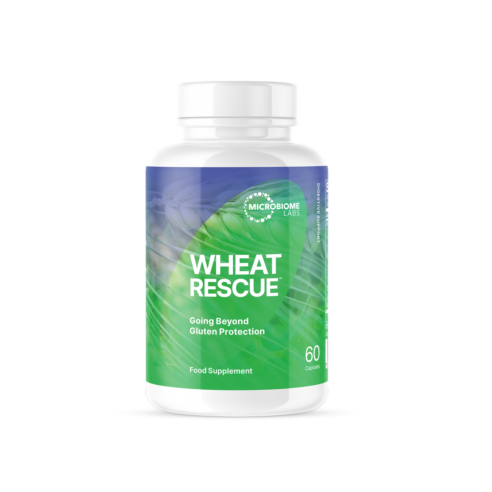 Wheat Rescue - 60 Capsules | Microbiome Labs