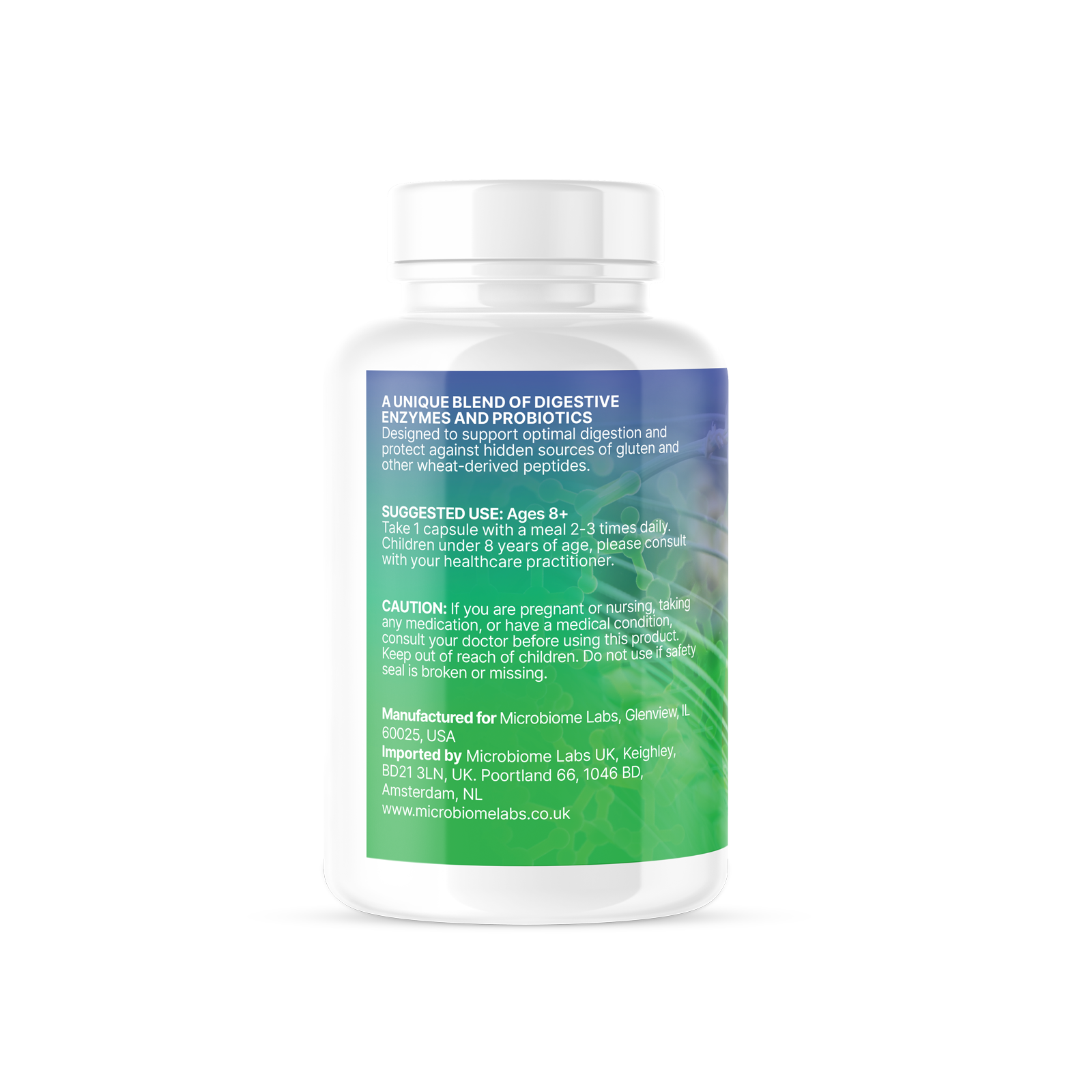 Wheat Rescue - 60 Capsules | Microbiome Labs