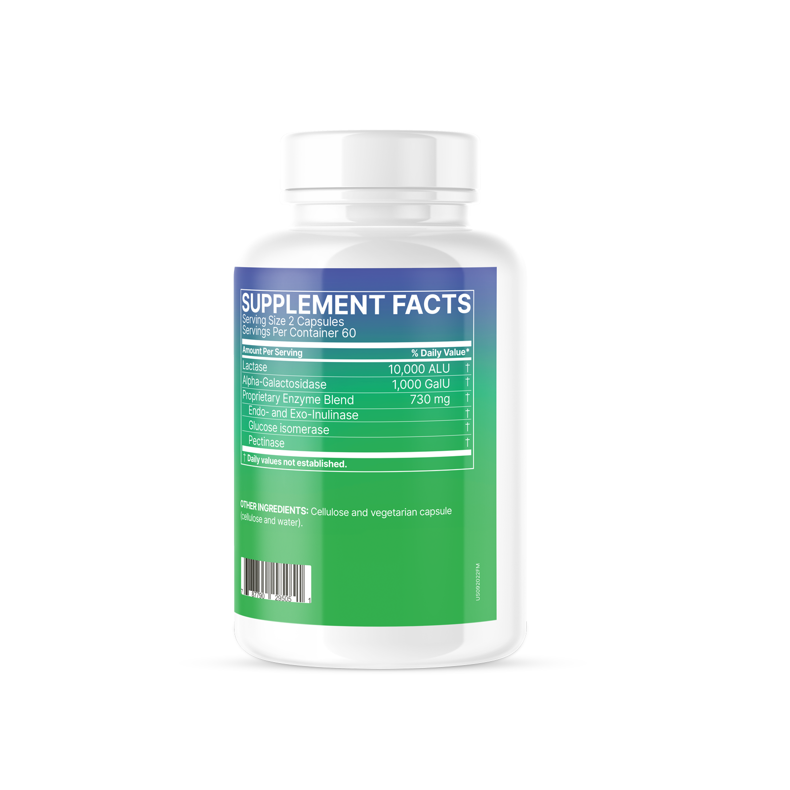 FODMATE - 120 Capsules | Microbiome Labs