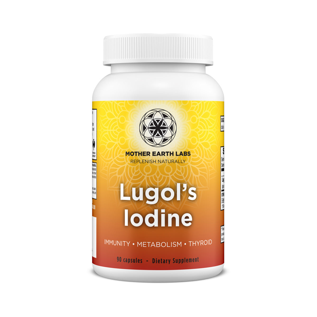 Lugol's Iodine - 90 Capsules | Mother Earth Labs