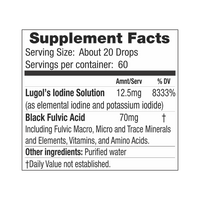 Lugol's Iodine - 60ml | Mother Earth Labs