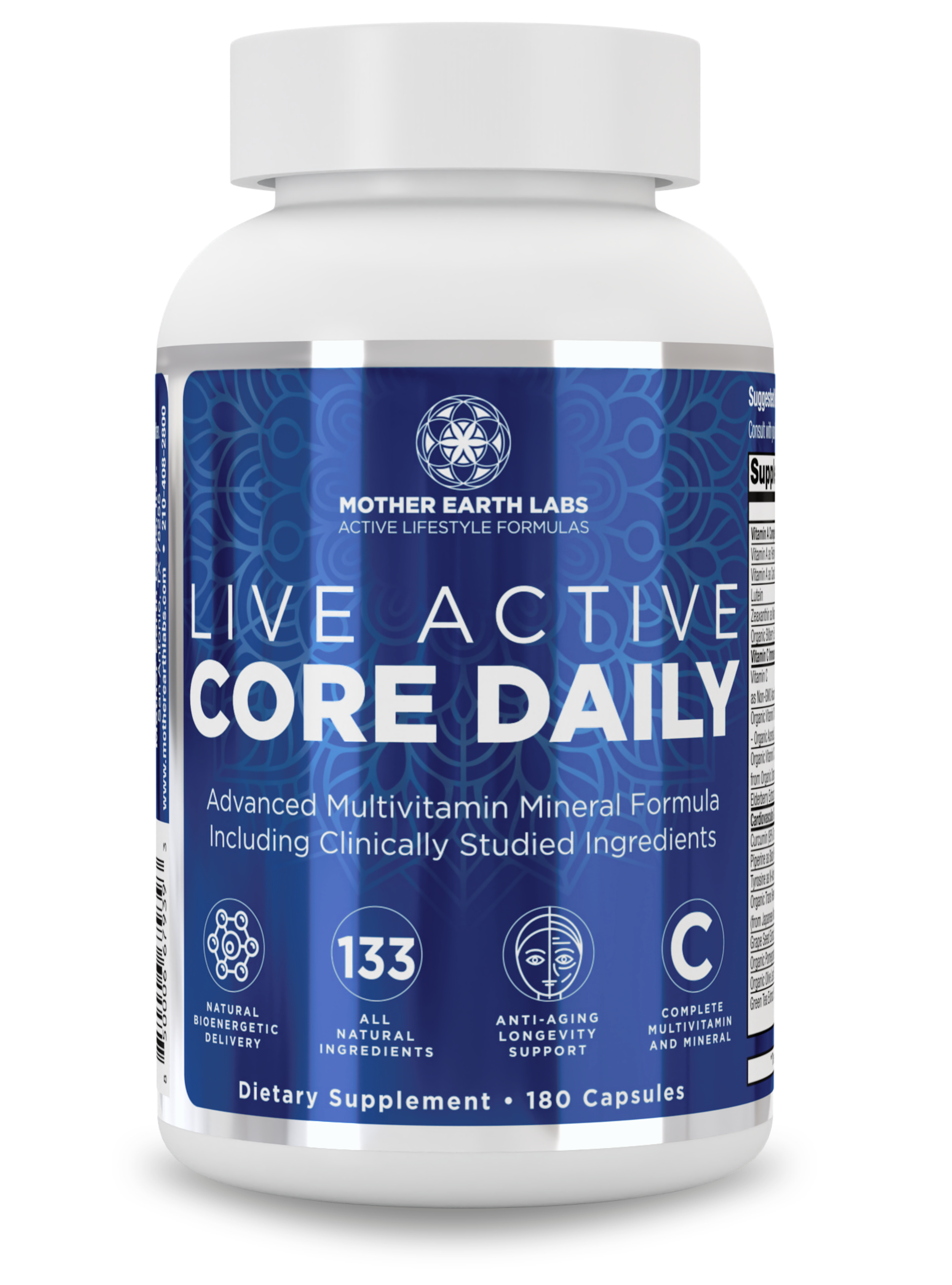Core Daily - 180 Capsules | Mother Earth Labs