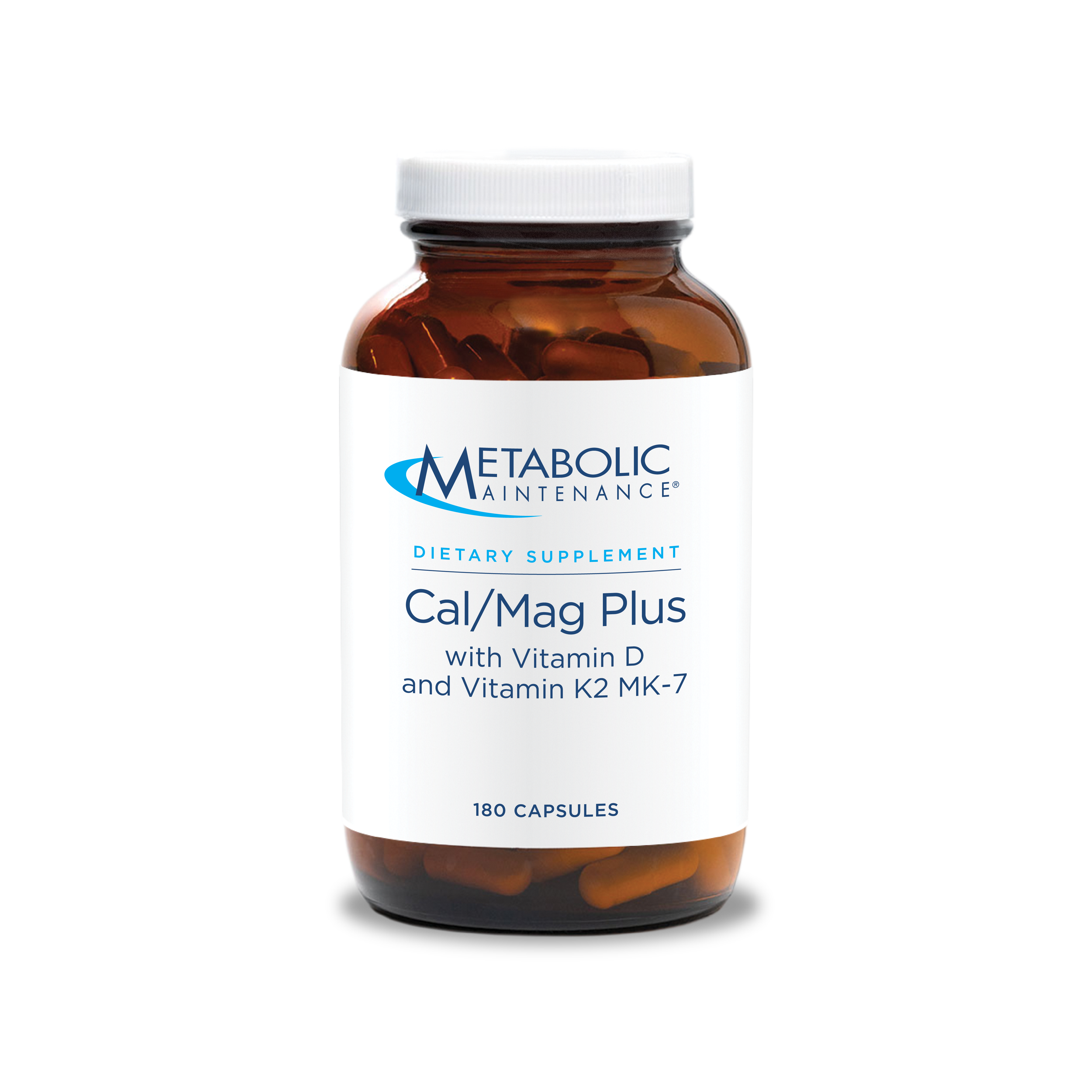 Calrig Plus Cal/Mag Plus - 180 Capsules | Metabolic Maintenance | Amrita Nutrition