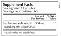 Saccharomyces Boulardii - 120 Capsules | Moss Nutrition