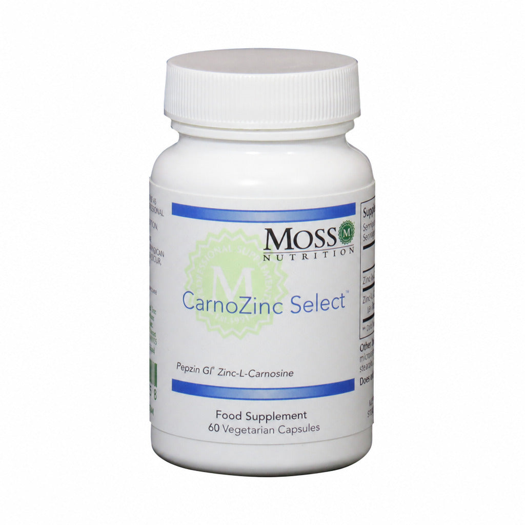 CarnoZinc Select (Zinc-L-Carnosine) 75mg - 60 Capsules | Moss Nutrition