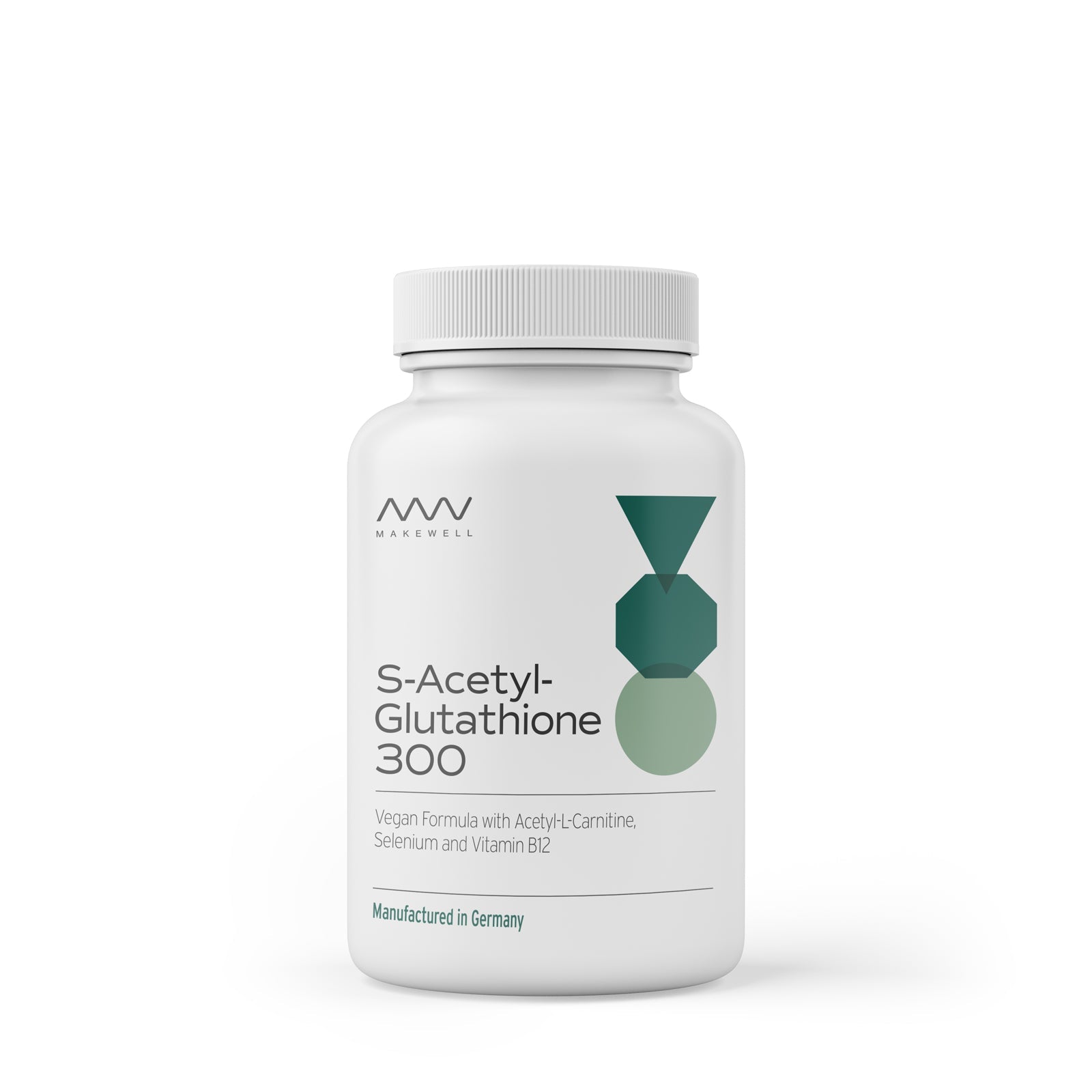 S-Acetyl-Glutathione 300 - 60 Capsules | Oxidative Stress Protection | MakeWell