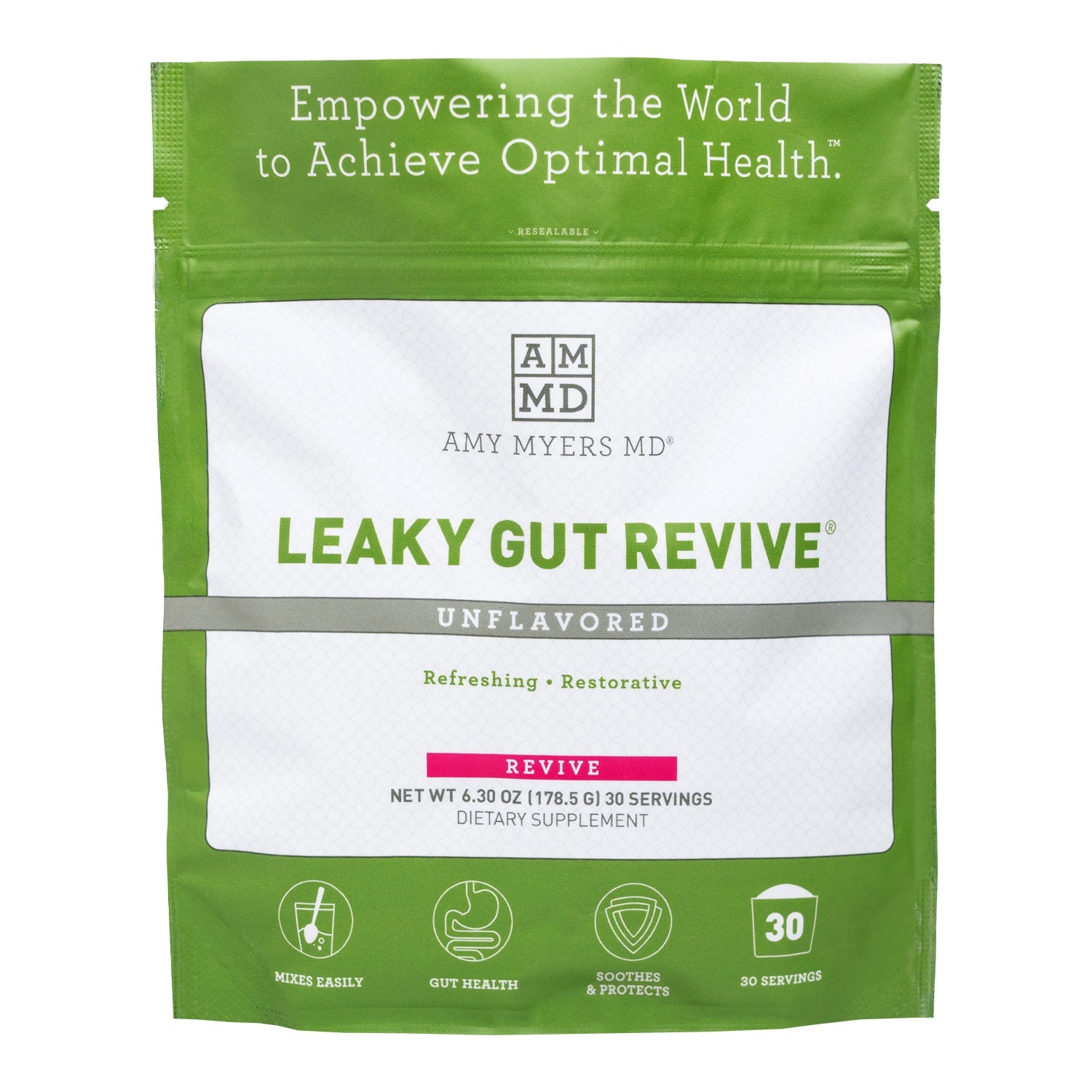 Leaky Gut Revive (Unflavoured) - 174g | Amy Myers MD