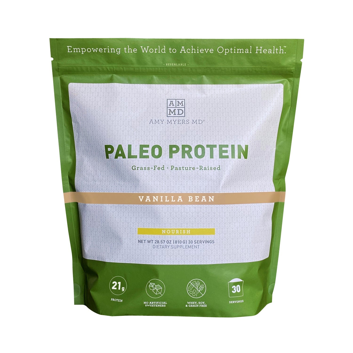 Paleo Protein (Vanilla Bean) - 810g | Amy Myers MD