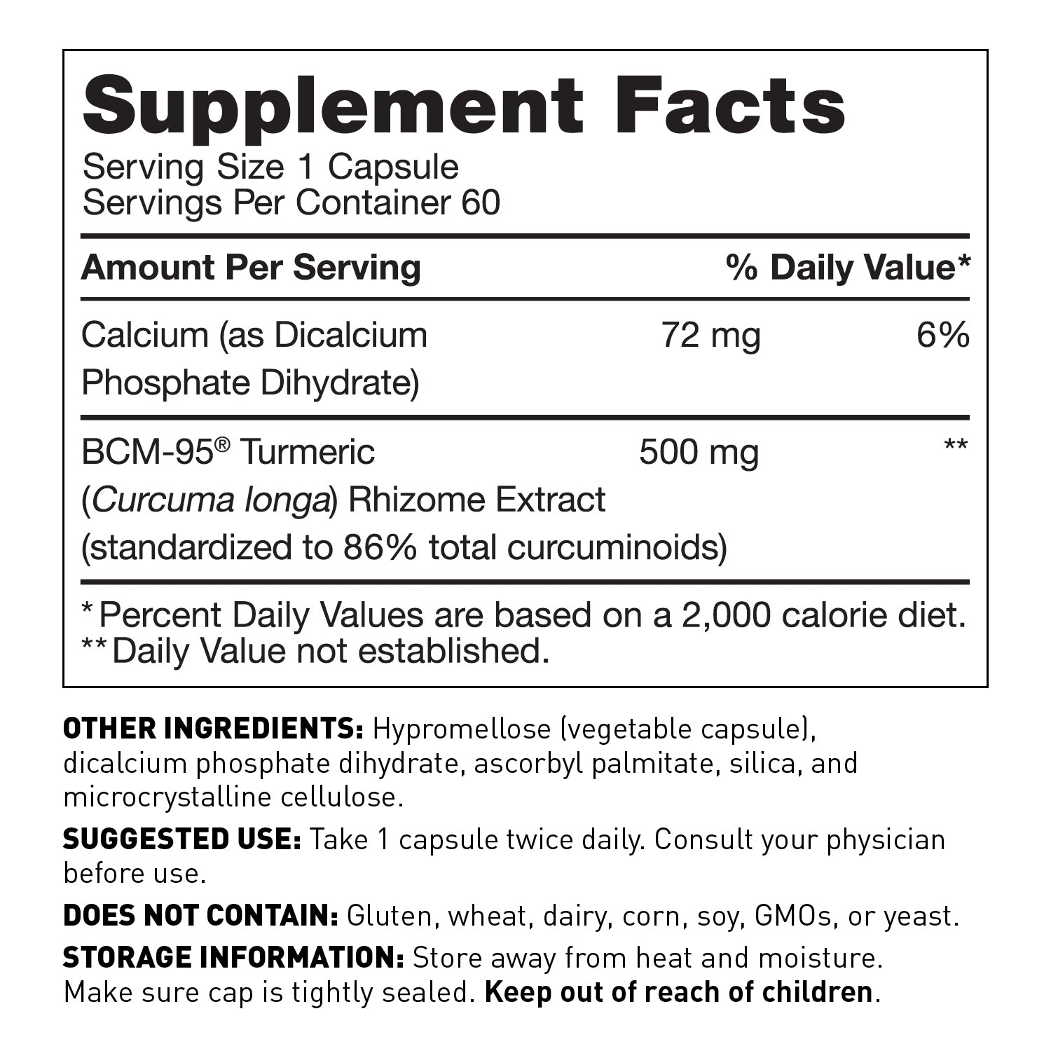 Curcumin Super Soluble - 60 Capsules | Amy Myers MD