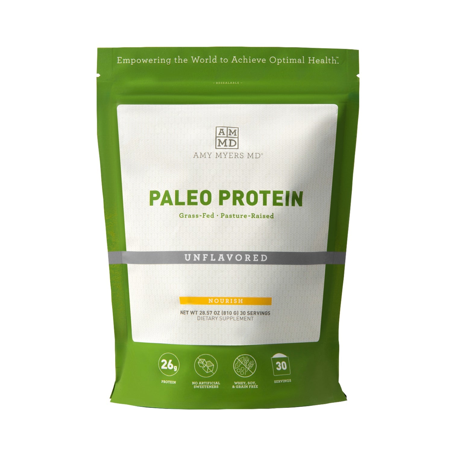 Paleo Protein (Unflavoured) - 912g | Amy Myers MD