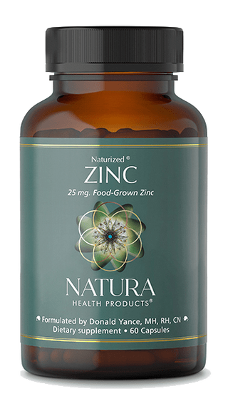 Zinc 25mg - 60 Capsules | Natura Health Products