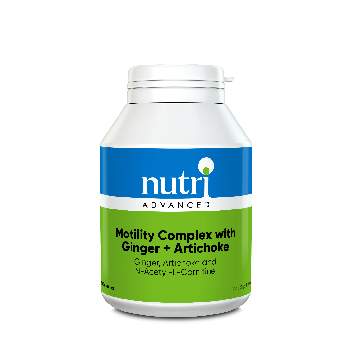Motility Complex with Ginger & Artichoke - 120 Capsules | Nutri Advanced