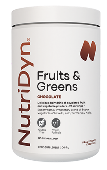 Fruits and Greens (Chocolate Flavour) - 27 Servings | NutriDyn