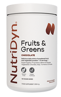 Fruits and Greens (Chocolate Flavour) - 27 Servings | NutriDyn