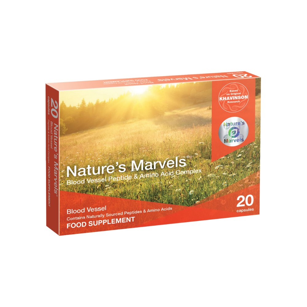 Blood Vessel Bioregulator - 20 Capsules | Nature's Marvels