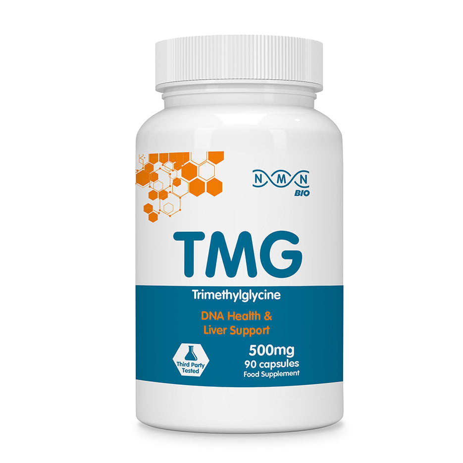 TMG (Trimethylglycine) 500mg - 90 Capsules | NMN Bio