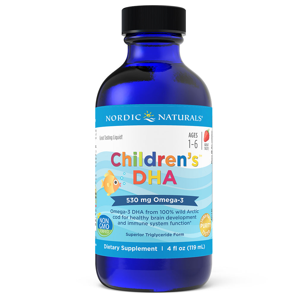 Children's DHA 530mg (Strawberry Flavour) - 119ml | Nordic Naturals