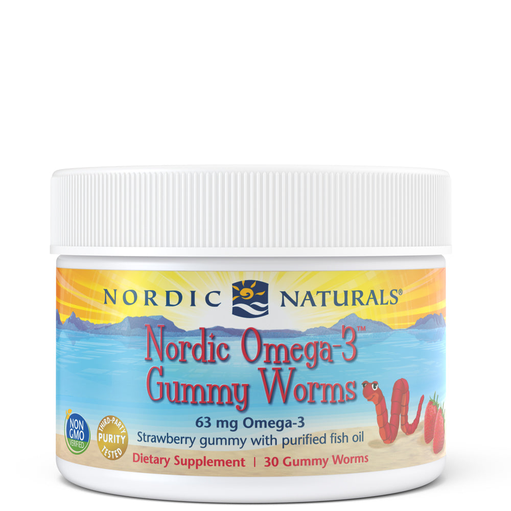Nordic Omega-3 Gummy Worms - 30 Gummies | Nordic Naturals
