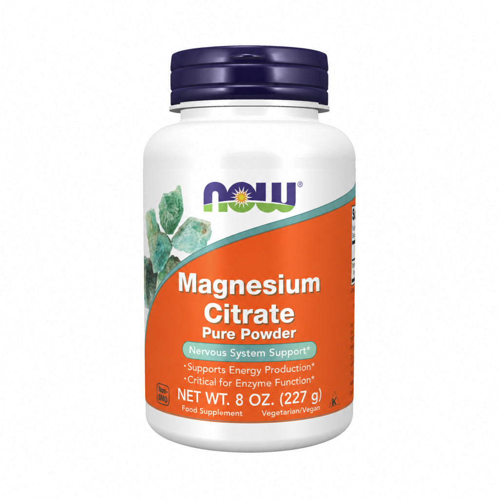 Magnesium Citrate Pure Powder - 227g | NOW Foods