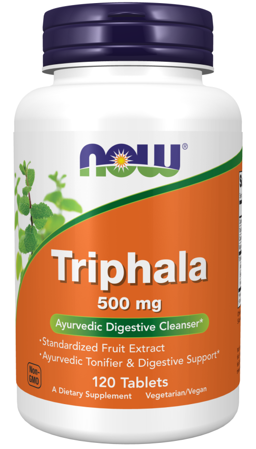 Triphala 500mg - 120 Tablets | NOW Foods