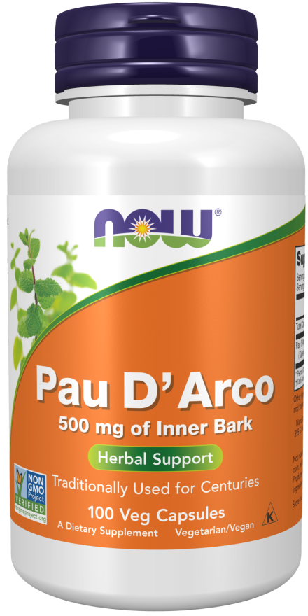 Pau D'Arco 500mg - 100 Capsules | NOW Foods