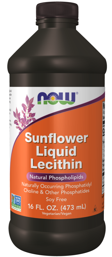 Sunflower Liquid Lecithin - 473 ml | NOW Foods